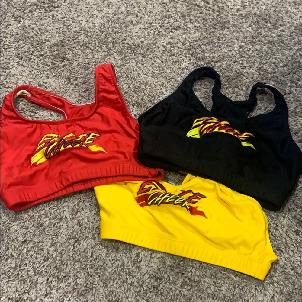 3 Elite Cheer Sports Bras